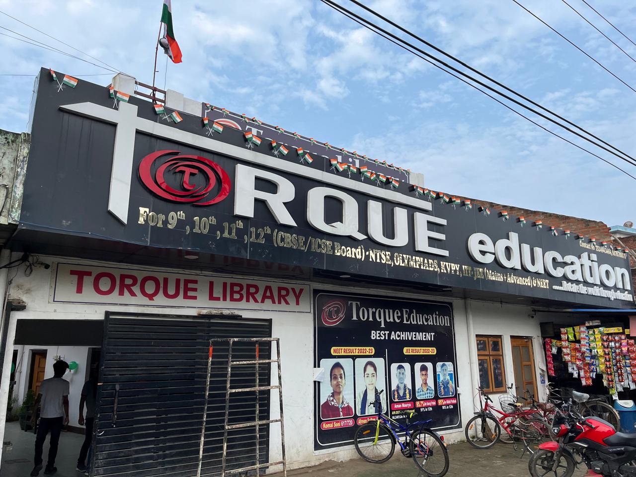 Outside